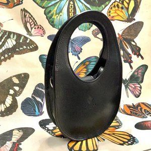 Medici of Florence Leather Black Crossbody Bag